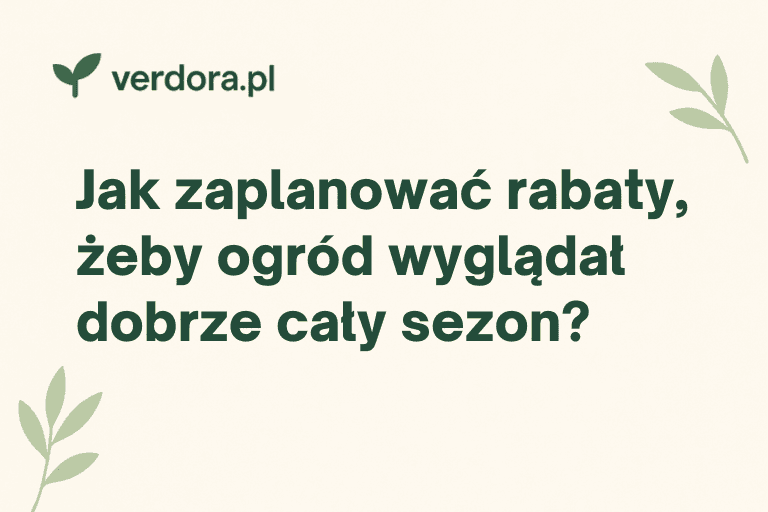 Jak zaplanować rabaty, żeby ogród wyglądał dobrze cały sezon?
