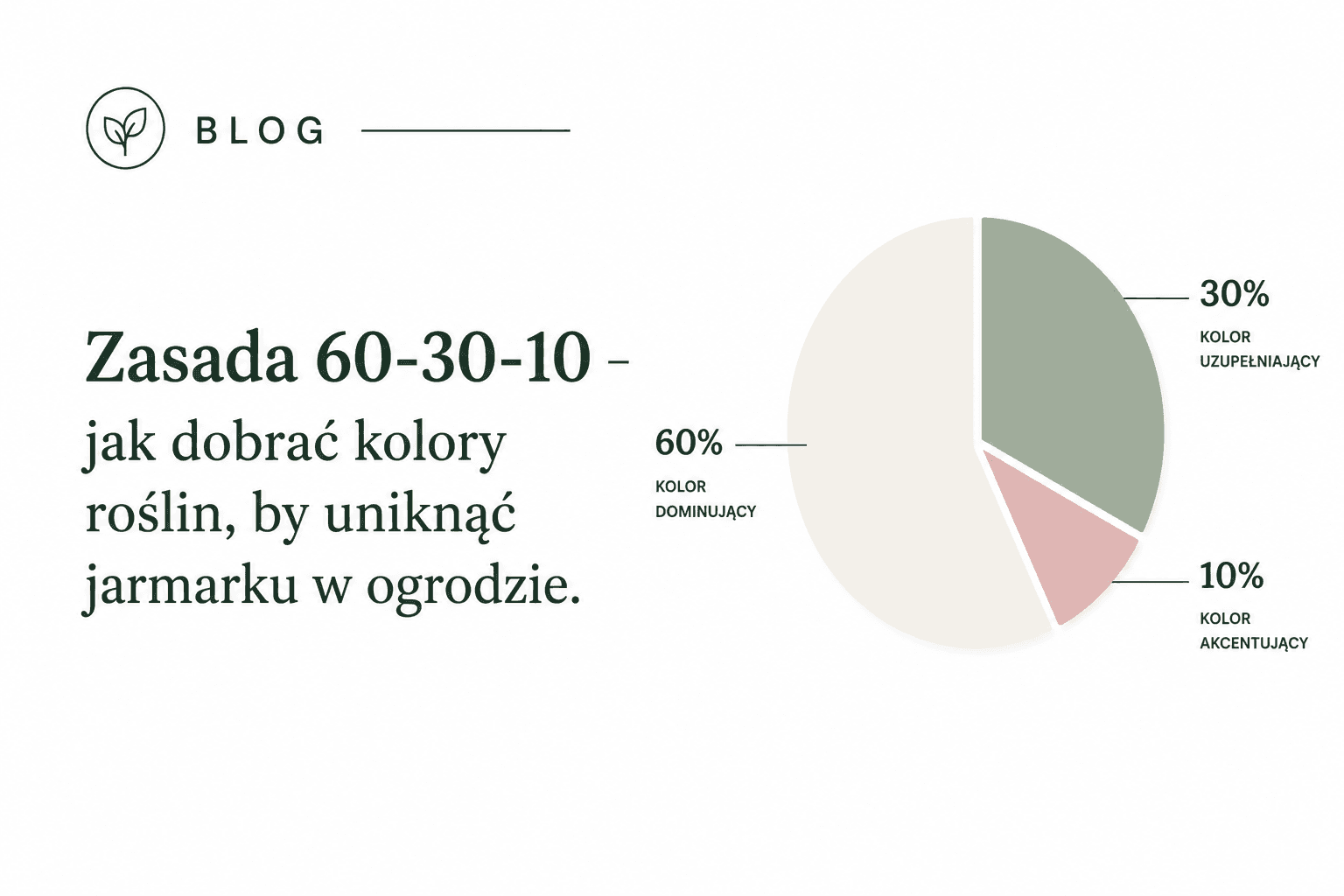 Zasada 60-30-10 – jak dobrać kolory roślin, by uniknąć jarmarku w ogrodzie — Verdora blog ogrodniczy